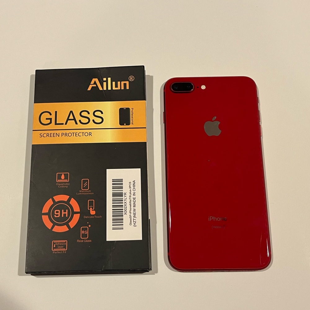 iPhone 8 Plus with Screen Protector